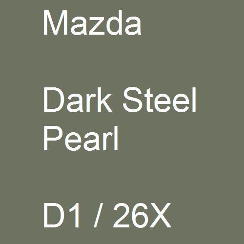 Mazda, Dark Steel Pearl, D1 / 26X.